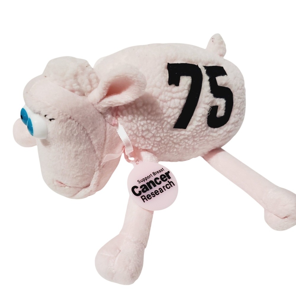 Serta Counting Sheep #75 Plush 75th Anniversary Pink Breast Cancer Research